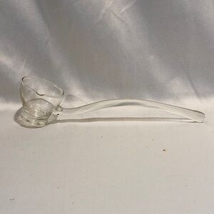 Vintage Dorothy Thorpe Clear Glass Punch Ladle Mid-Century Vintage